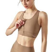 Load image into Gallery viewer, Zipper Racer Back Sports Bra 2.0