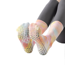 Load image into Gallery viewer, Tie Dye Anti-slip Crew Length Socks
