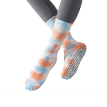 Load image into Gallery viewer, Tie Dye Anti-slip Crew Length Socks
