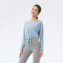 Load image into Gallery viewer, Erus Semi-Perspective Long Sleeves Top